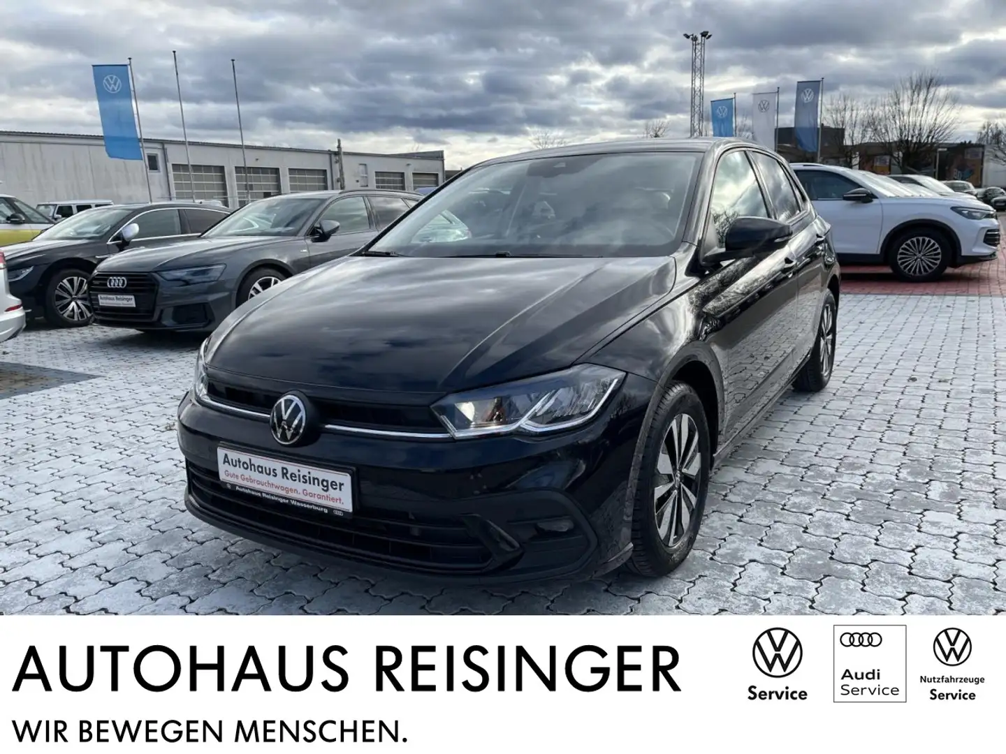 Volkswagen Polo 1.0 TSI GOAL DSG (LED+NAVI+APP+ACC+RearView) Schwarz - 1