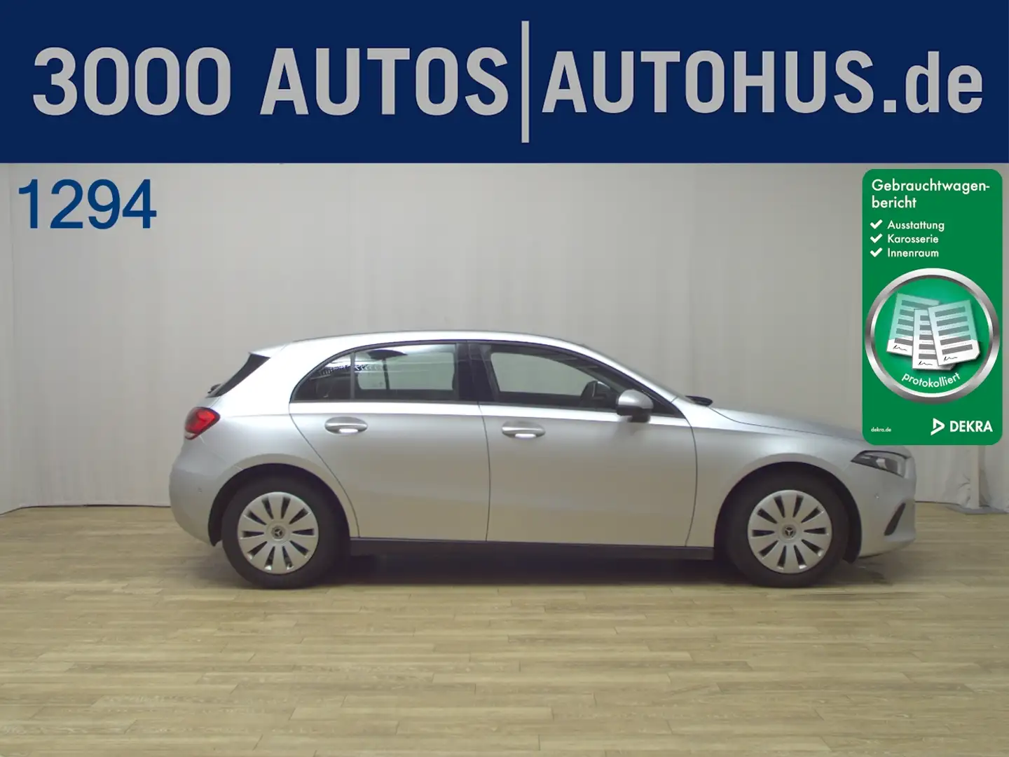 Mercedes-Benz A 180 d Navi LED KeyLess MBUX SpurH KlimaA SHZ Silber - 1
