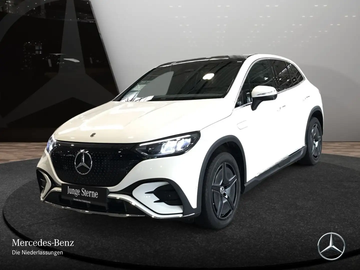Mercedes-Benz EQE SUV EQE 350 4M AMG+PANO+360+AHK+LED+TOTW+KEYLESS Weiß - 2