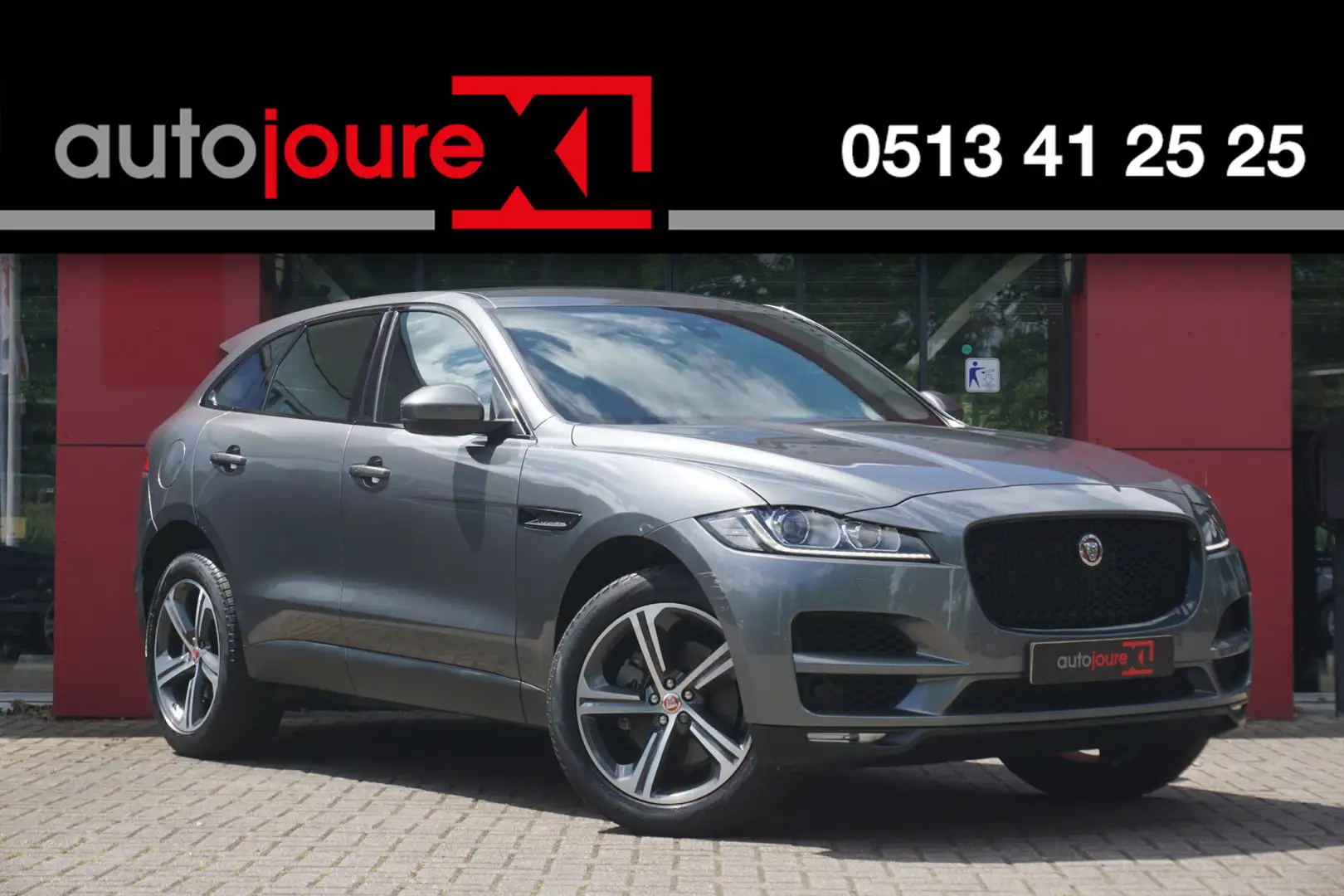 Jaguar F-Pace 3.0 S AWD 30d | Origineel NL | Winter Pakket | Mer Grijs - 1