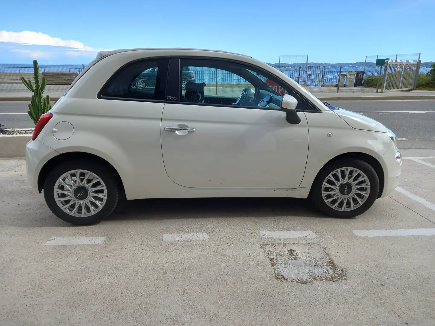 Fiat 500C 500 C 1.0 GSE Hybrid, Klima, PDC Weiß - 1