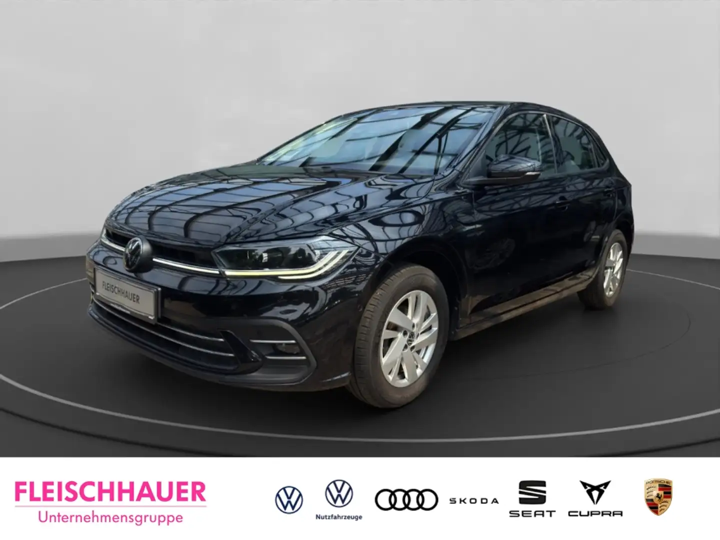 Volkswagen Polo VI Style 1.0 TSI DSG Digitales Cockpit LED IQ Driv Schwarz - 1
