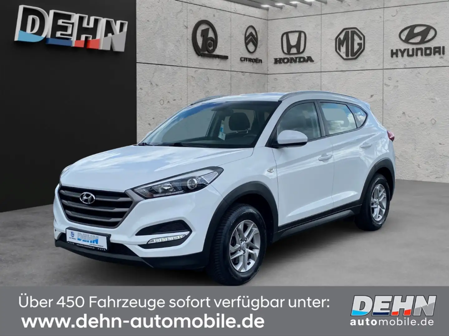 Hyundai TUCSON 1.6 GDi 2WD Navi SHZ Temp PDC Weiß - 2