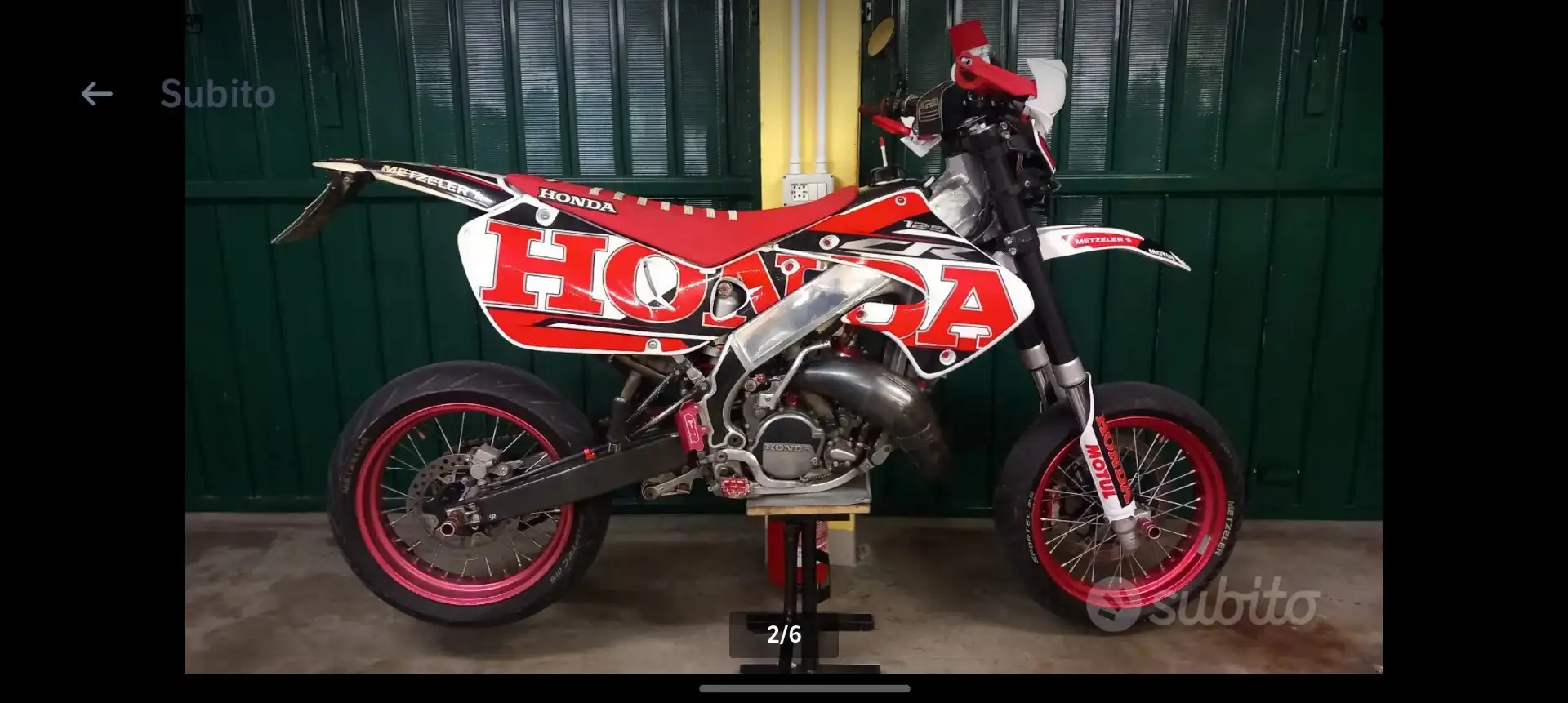 Honda CR 125 Bianco - 1