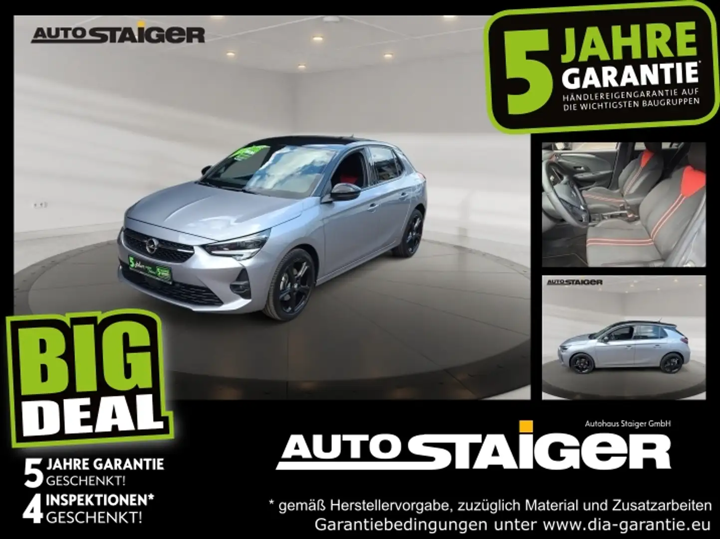 Opel Corsa F 1.2 GS Parksens*Kamera*Sitzheizung Gris - 1