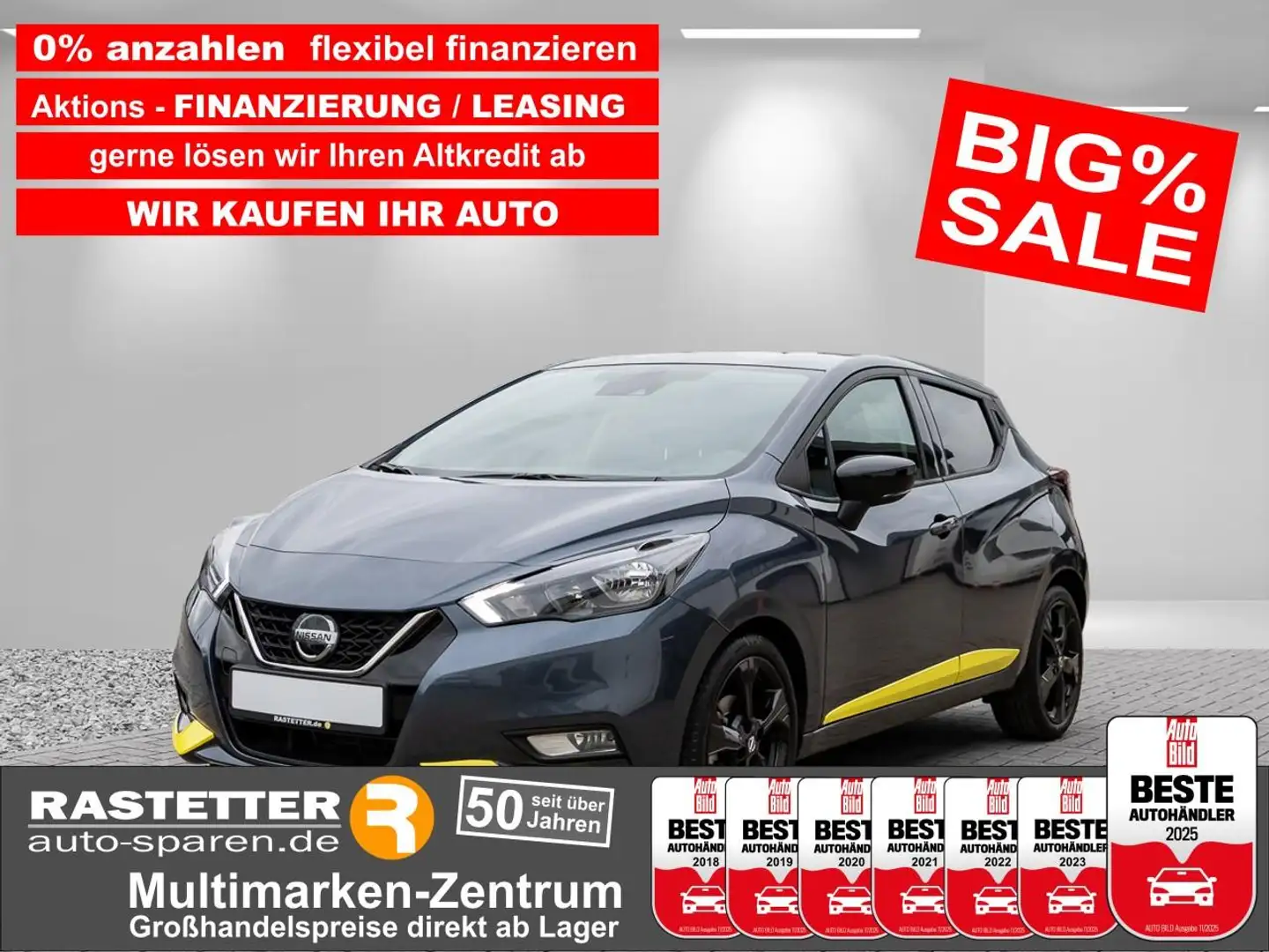 Nissan Micra DIG-T Xtronic Kiiro CarPlayNavi+SHZ+Privacy+Klima+ Gris - 1