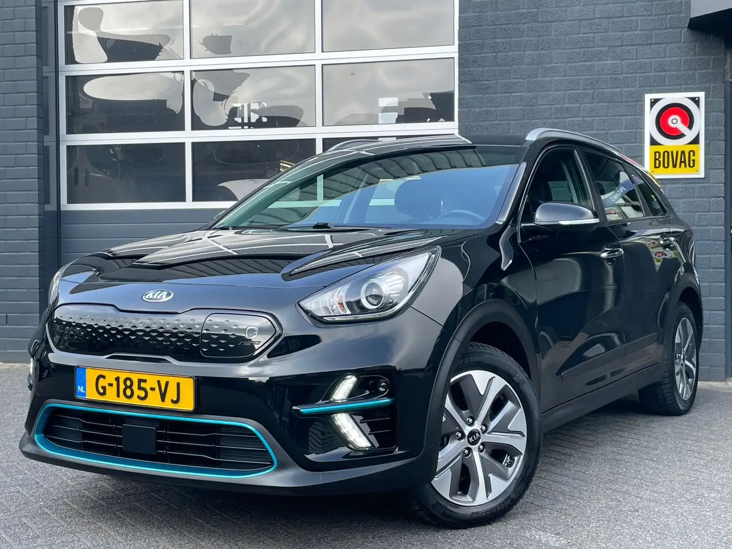 Kia e-Niro DynamicLine |64 kWh|LEDER|STOEL/STUURVERW.|ACC|CAM Negru - 1