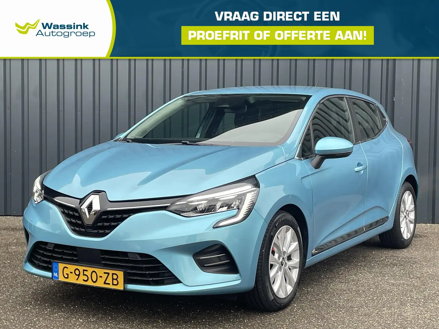 Renault Clio 1.0 Turbo 100pk Zen I Carplay I Climate Control I Blauw - 1