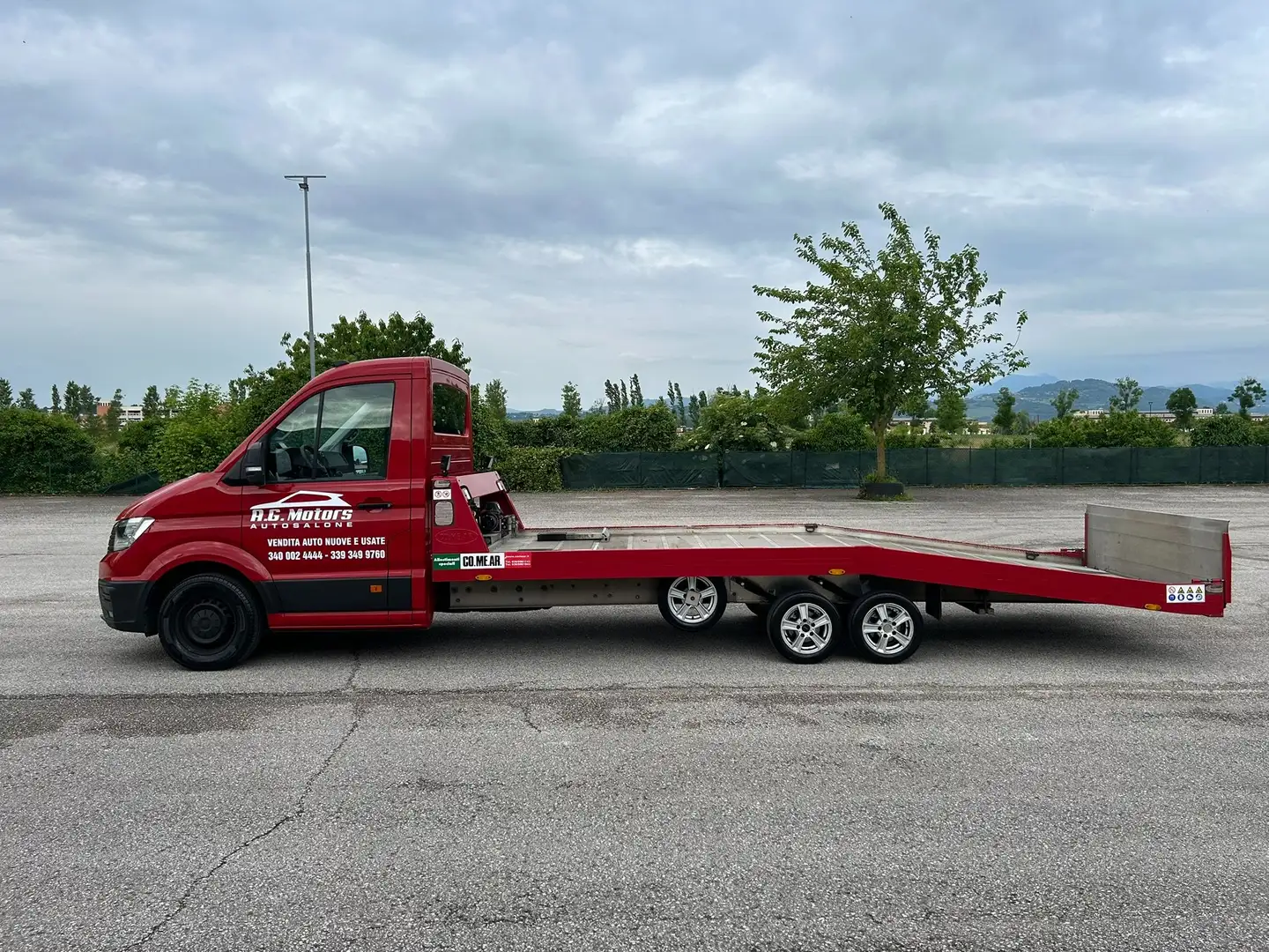 Volkswagen Crafter 2.0 TDI 140CV COMEAR PF1500 Rosso - 2