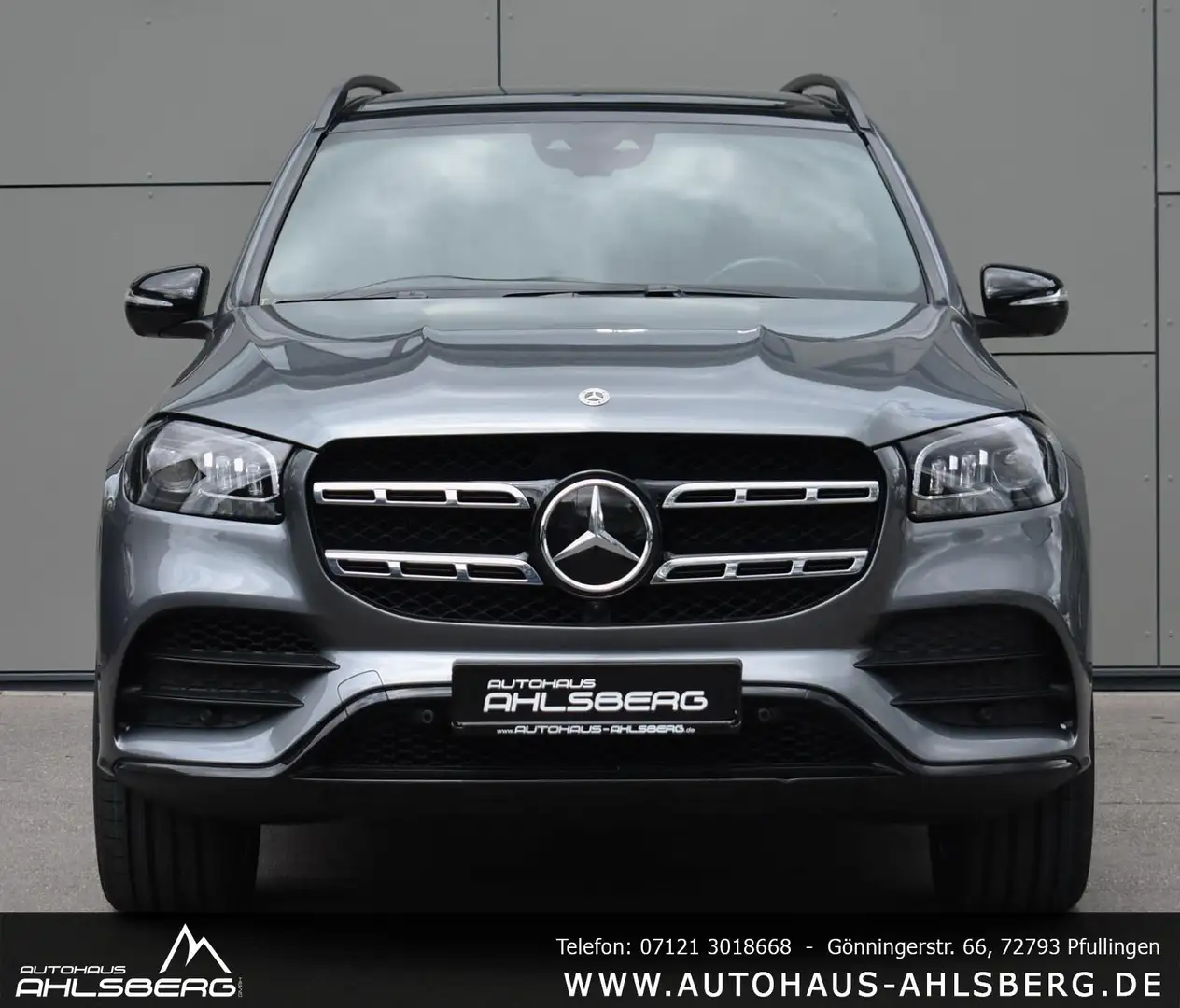 Mercedes-Benz GLS 400 d AMG/4M/NIGHT/ WIDES./STAND./DIST./360°/PANO/AIR. Gris - 2
