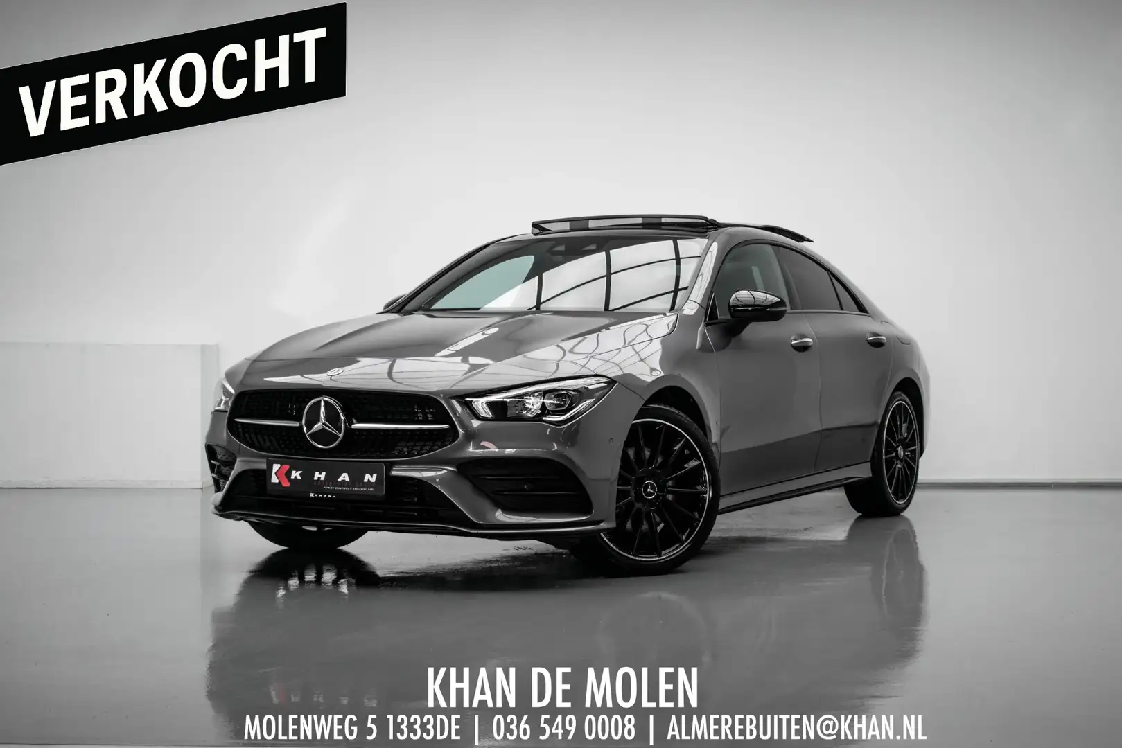 Mercedes-Benz CLA 250 e AMG PANO|Dealer Onderhouden|12 Maanden Garantie| Gris - 1