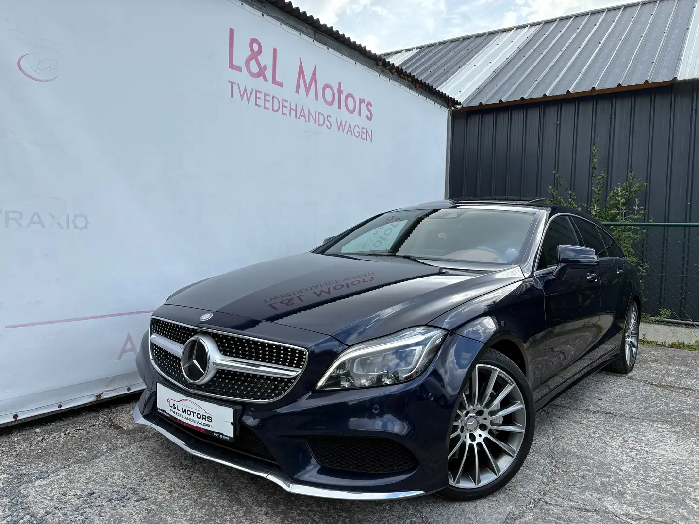Mercedes-Benz CLS 350 Shooting Break AMG Line Full Options!!! Blauw - 1