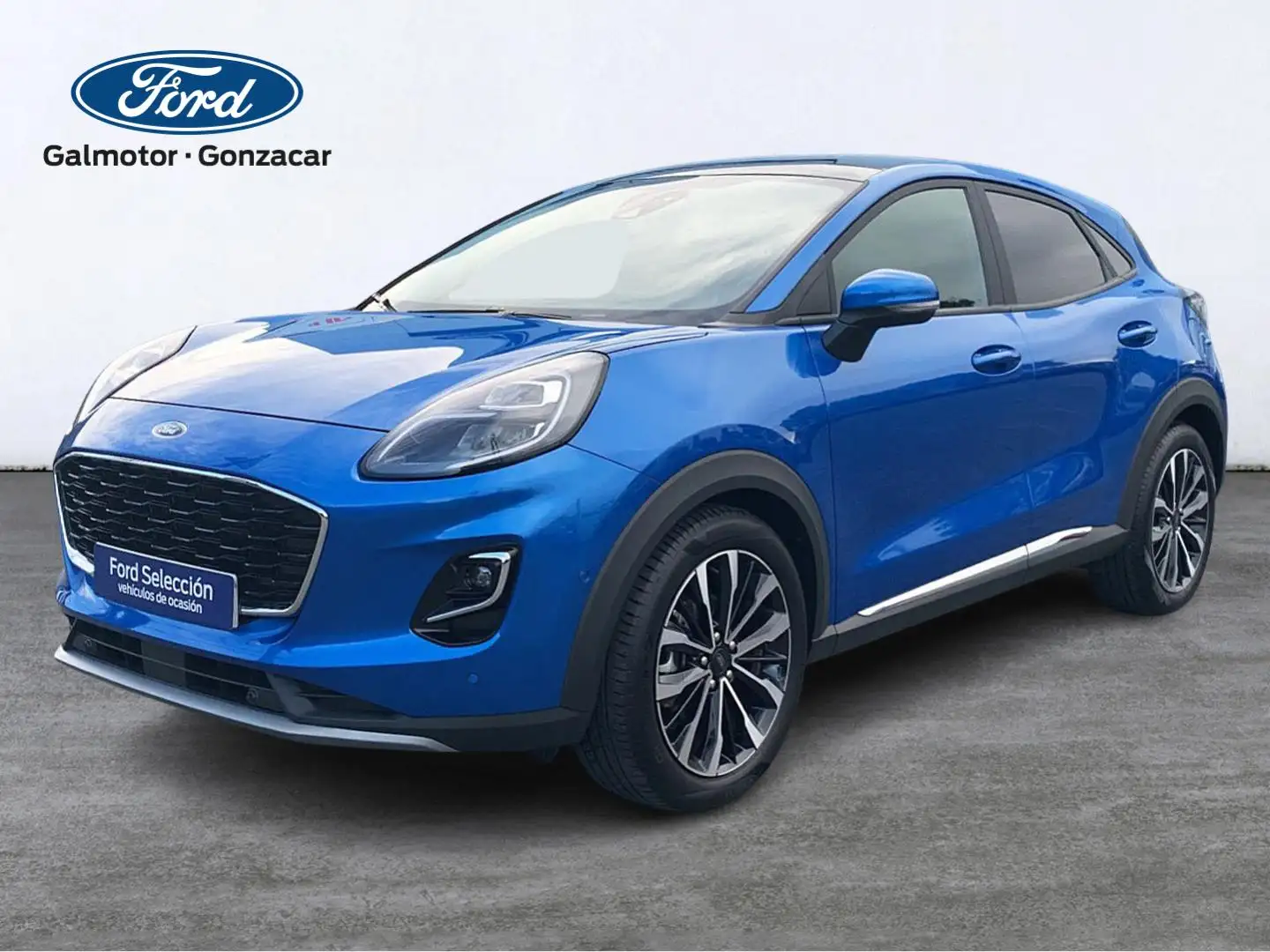 Ford Puma 1.0 EcoBoost MHEV Titanium Aut. 125 Bleu - 1