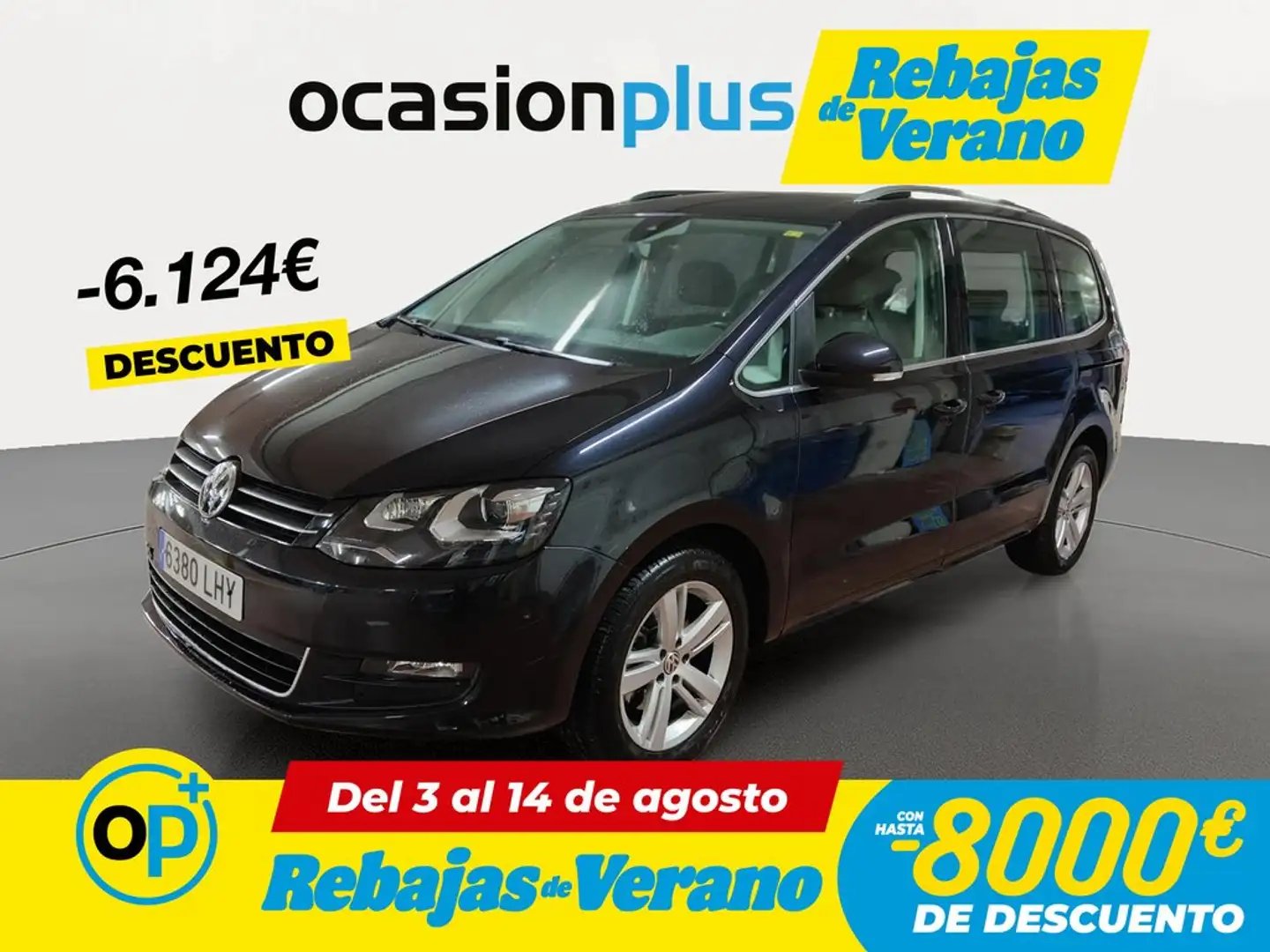 Volkswagen Sharan 1.4 TSI Advance 110kW Negro - 1