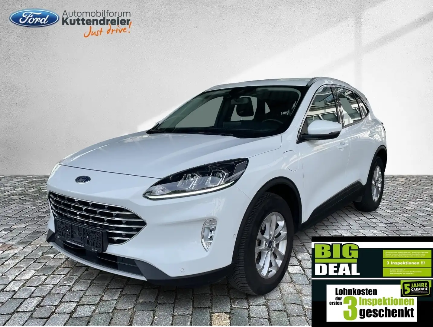 Ford Kuga PHEV Titanium Navi 2xKamera 2xPDC Sitzheiz. Blanc - 1