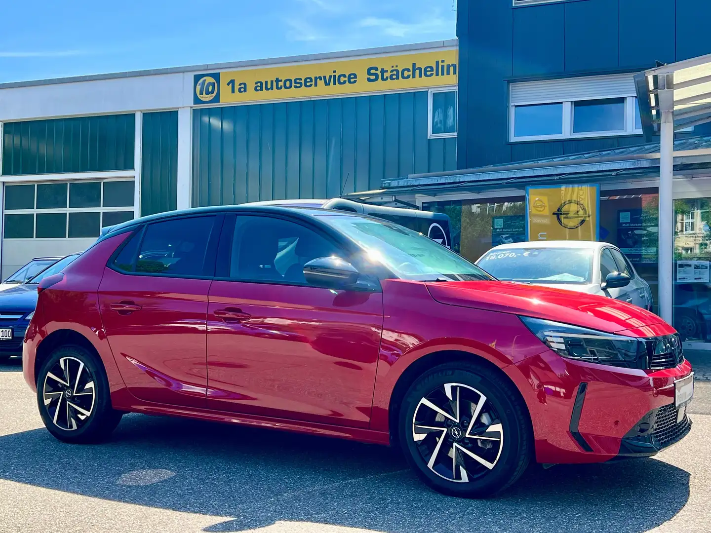 Opel Corsa F 1.2T GS Line,RKAM,LED,NAVI,KLIMAAT,ALU Rot - 1