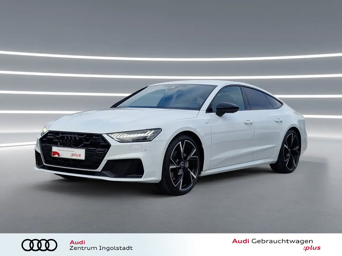 Audi A7 Sportback 40 TDI qu HD-MATRIX AHK 21" 2x S line Weiß - 2