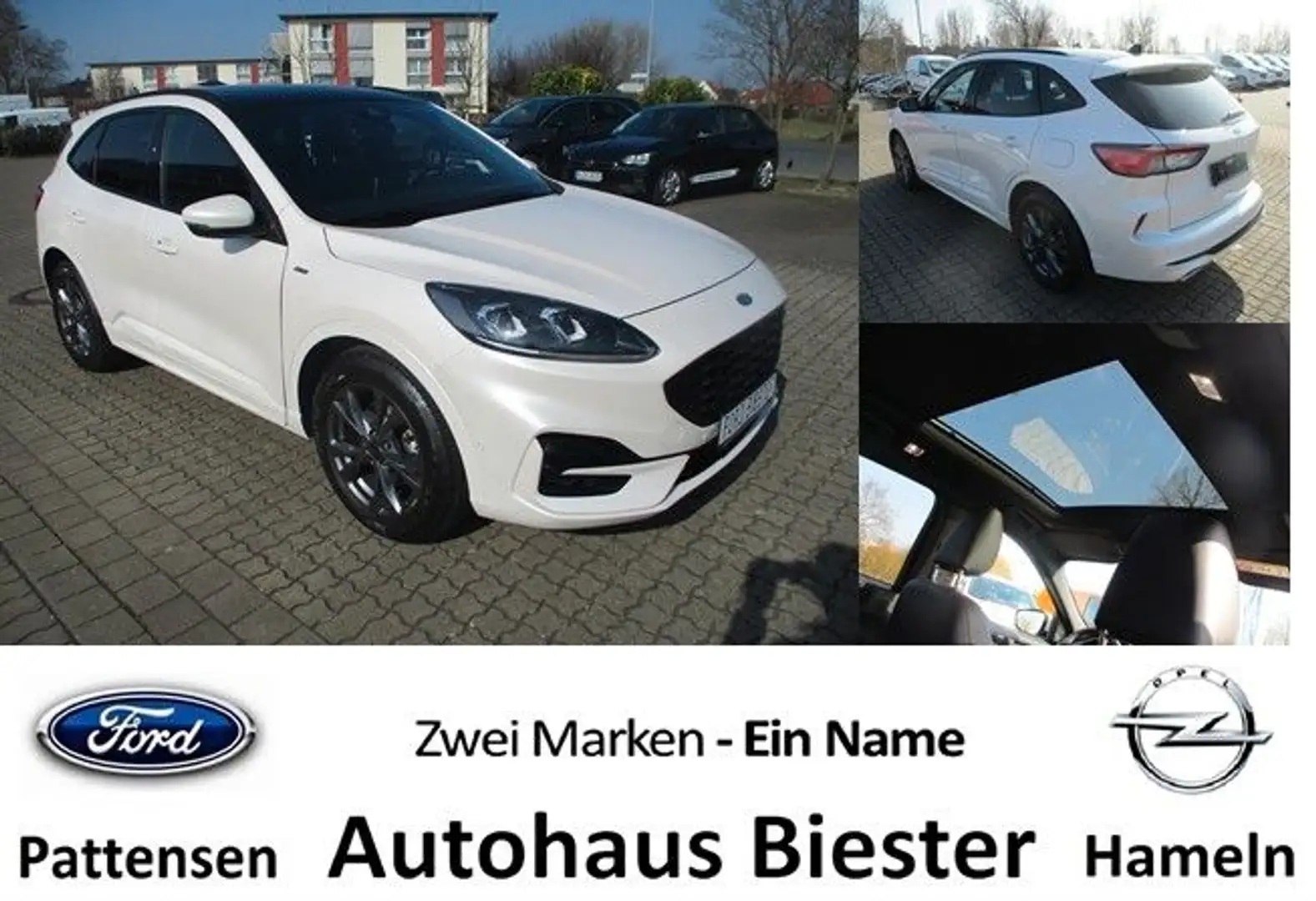 Ford Kuga ST-Line X  LED+Pano+ACC+Navi+18" Bianco - 1