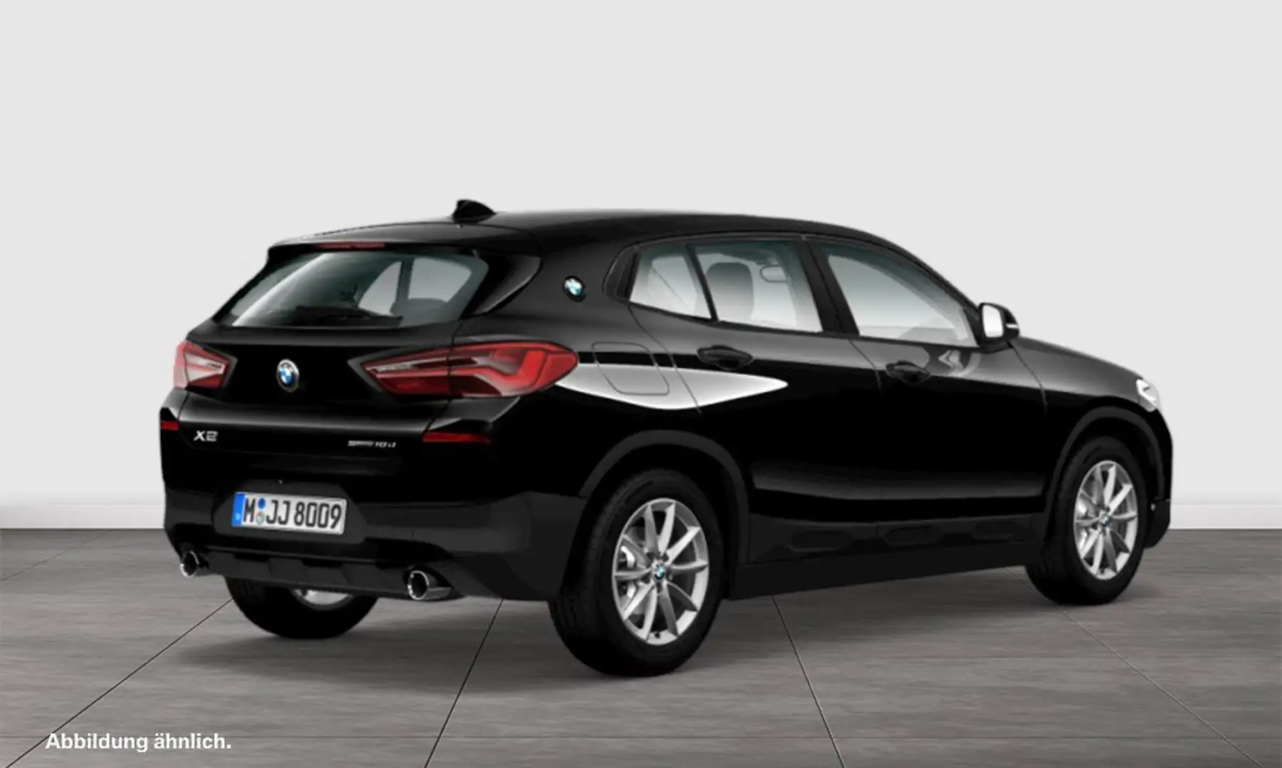 BMW X2 sDrive18d Aut. RFK NAVI LED PDC V+H DAB Parkass. Noir - 2