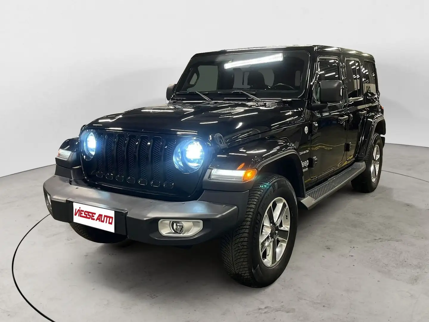 Jeep Wrangler Unlimited 2.2 mjt II Sahara auto Schwarz - 1