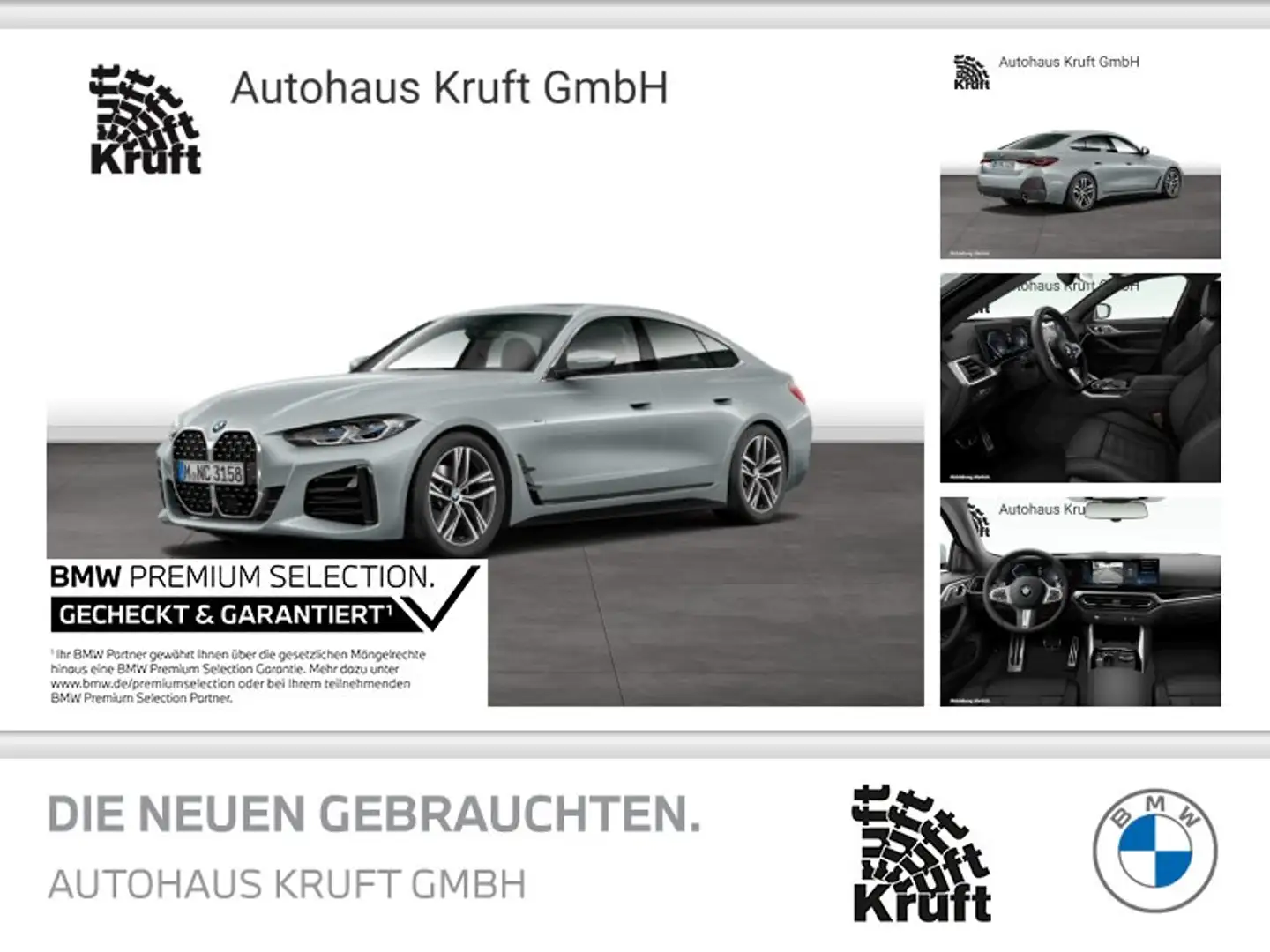 BMW 430 i Gran Coupé M SPORT+LASERLICHT+KAMERA+GSD Szürke - 1