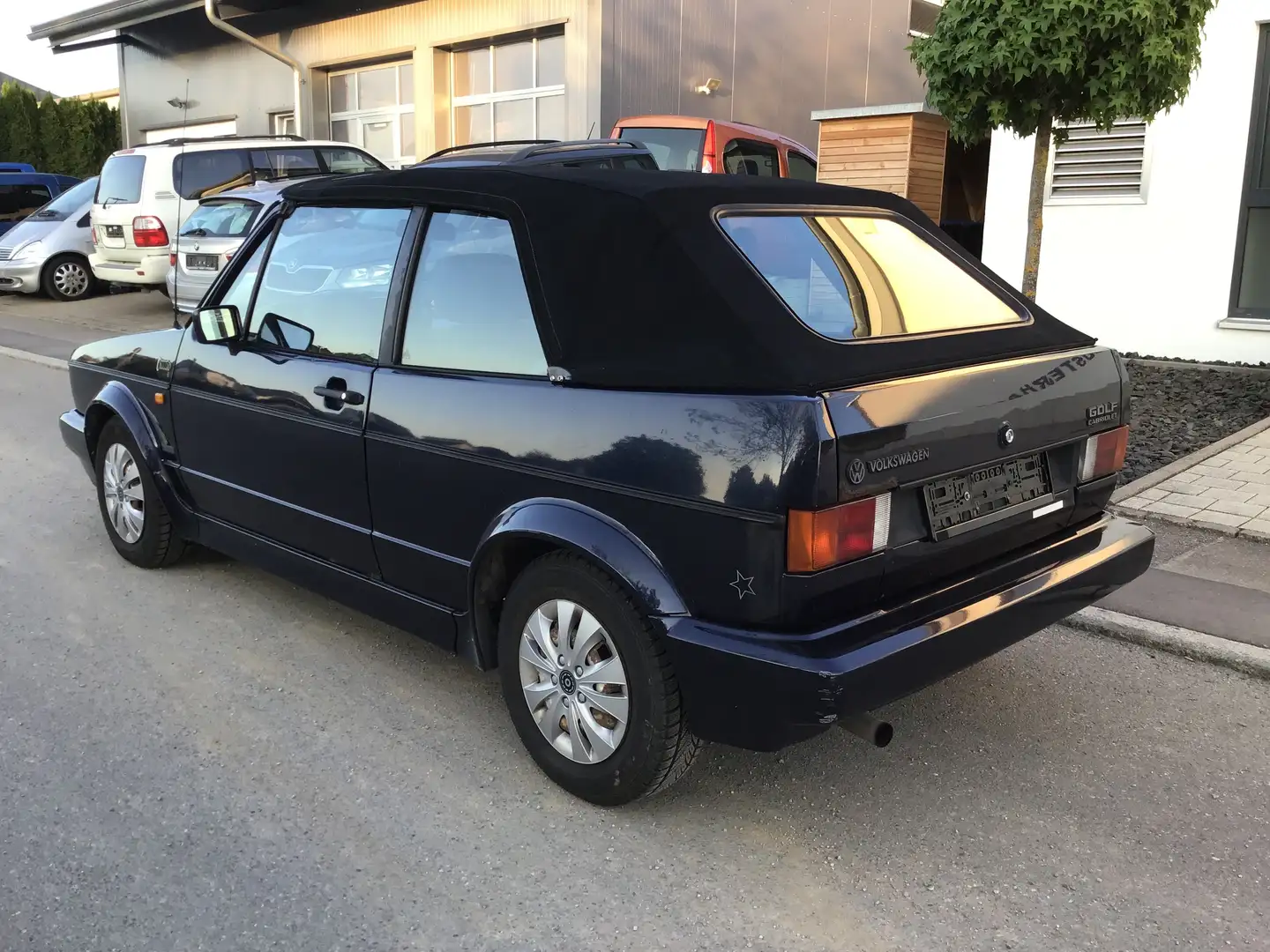 Volkswagen Golf Cabriolet Classicline, Servo, El. Verdeck, Persenning,… Bleu - 2