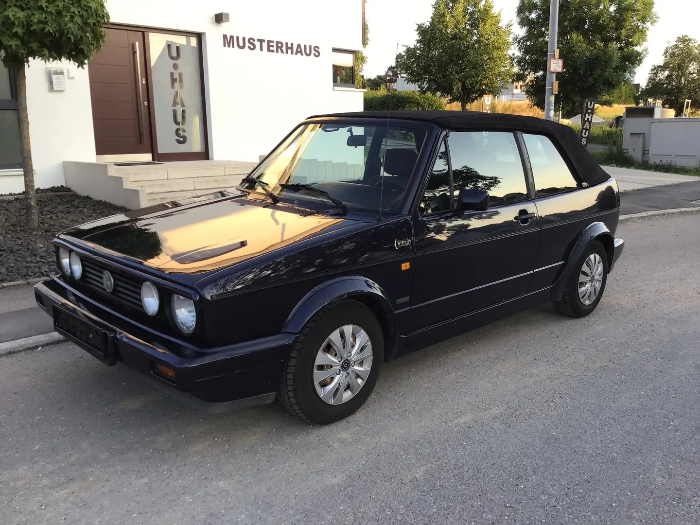 Volkswagen Golf Cabriolet Classicline, Servo, El. Verdeck, Persenning,… Bleu - 1