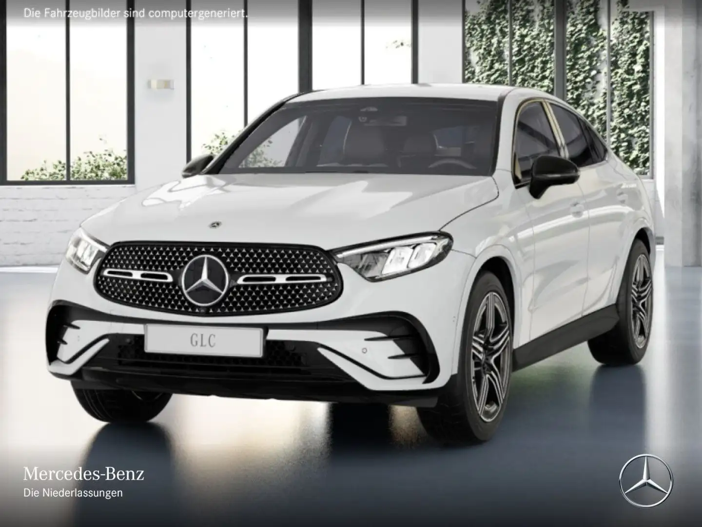 Mercedes-Benz GLC 200 4M AMG+NIGHT+360+AHK+LED+TOTW+KEYLESS+9G Weiß - 2