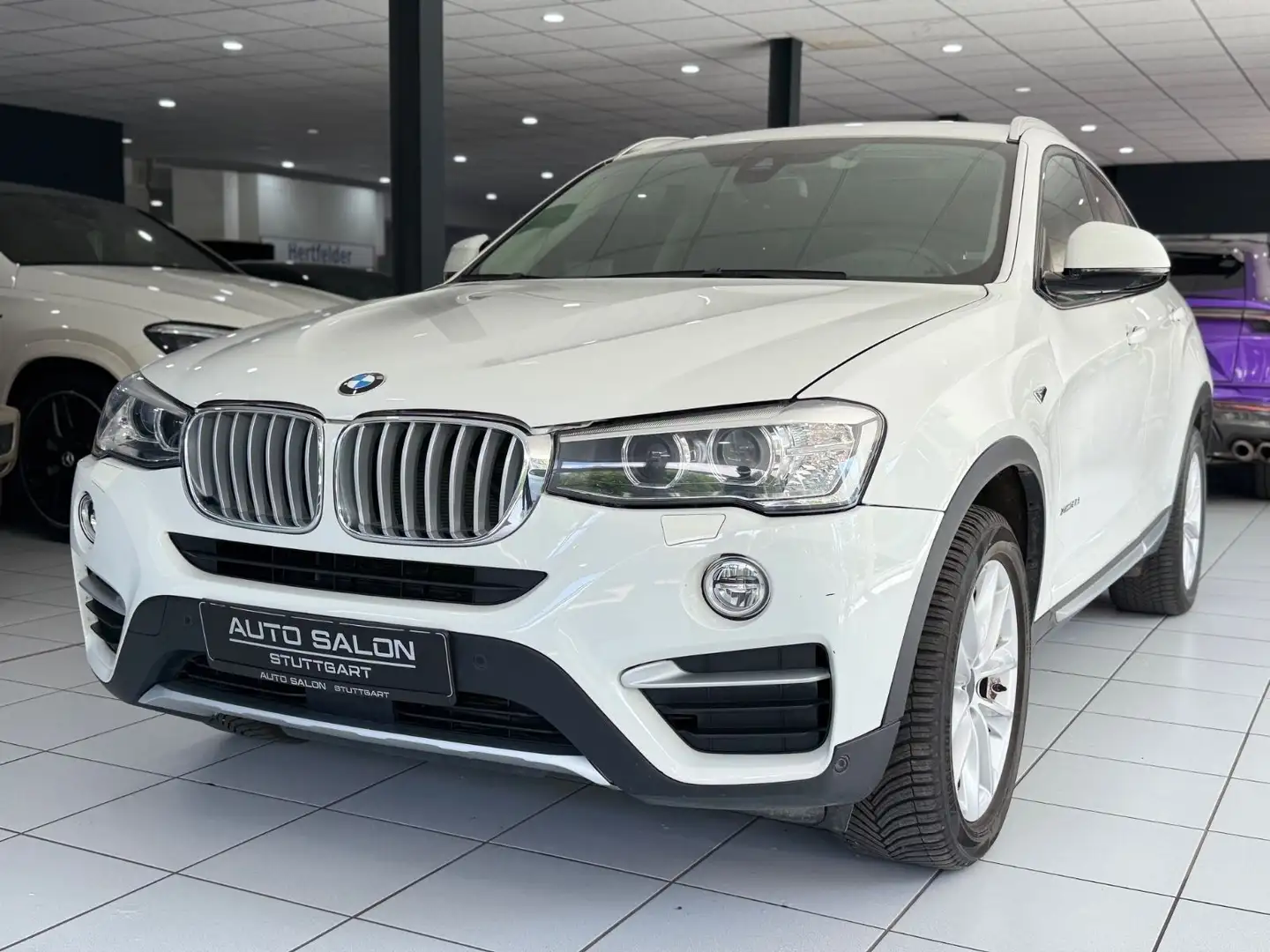 BMW X4 xDrive 30d Sport-Line *LED*NAVI*R-KAM*AHK*MFL Blanc - 1
