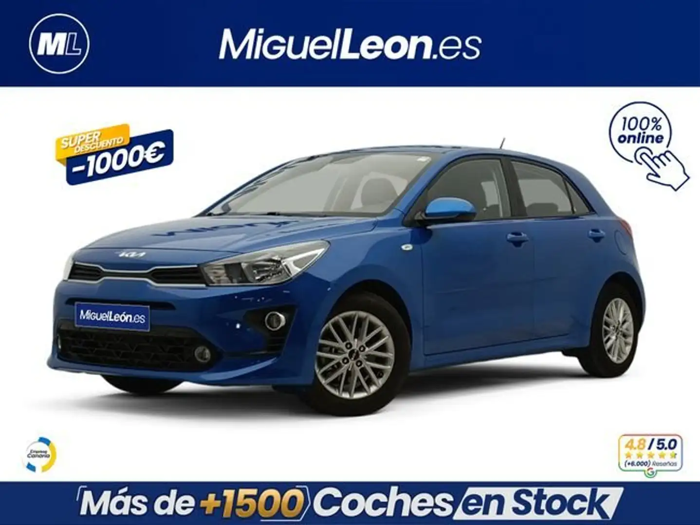Kia Rio 1.0 T‑GDi 100 CV Drive Azul - 1