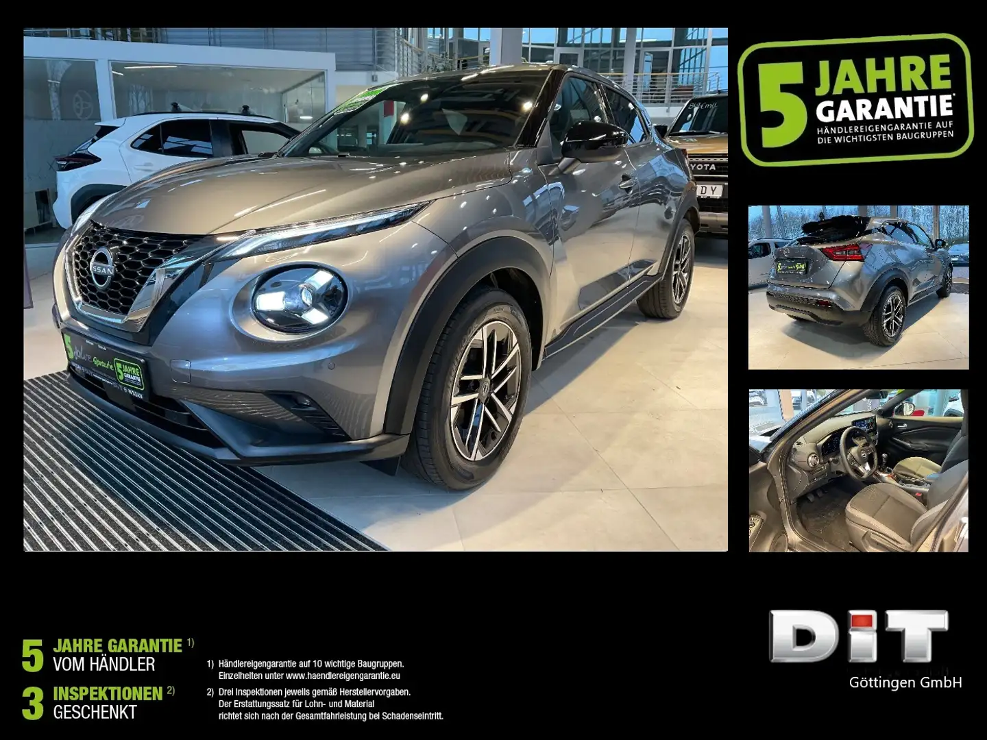 Nissan Juke 1.0 DIG-T N-Connecta LED+SHZ+Winterp.+Kam. Grau - 2
