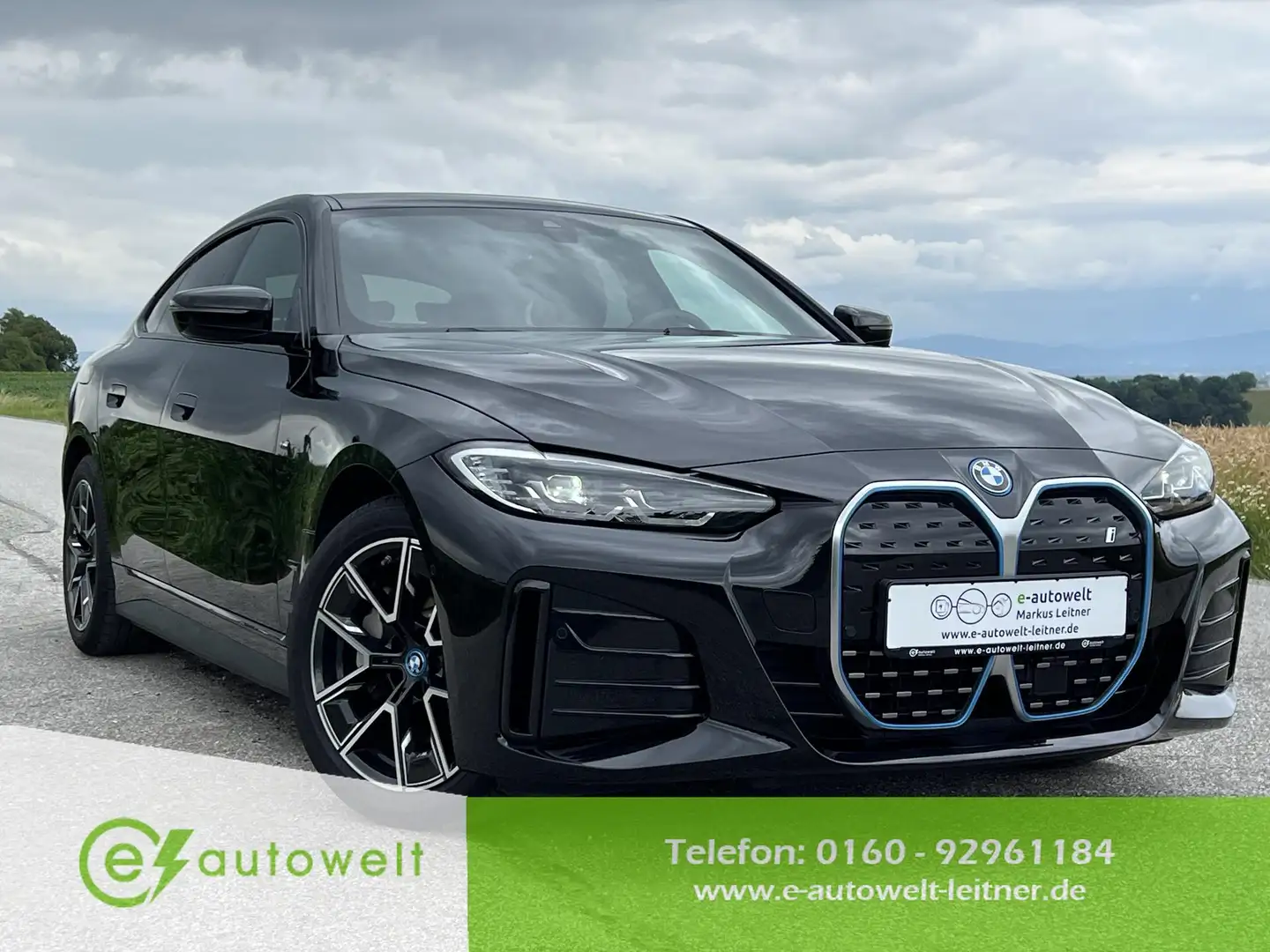 BMW i4 eDrive35 M Sport AHK ACC Glasdach Memory Komfortz. Schwarz - 1