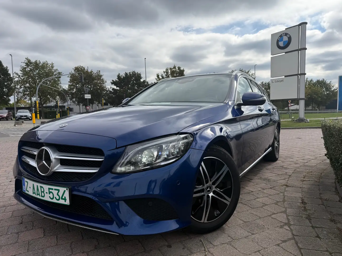 Mercedes-Benz C 200 Business,Hybride,Business,135kw.Carnet !!CAR-PASS! Bleu - 1