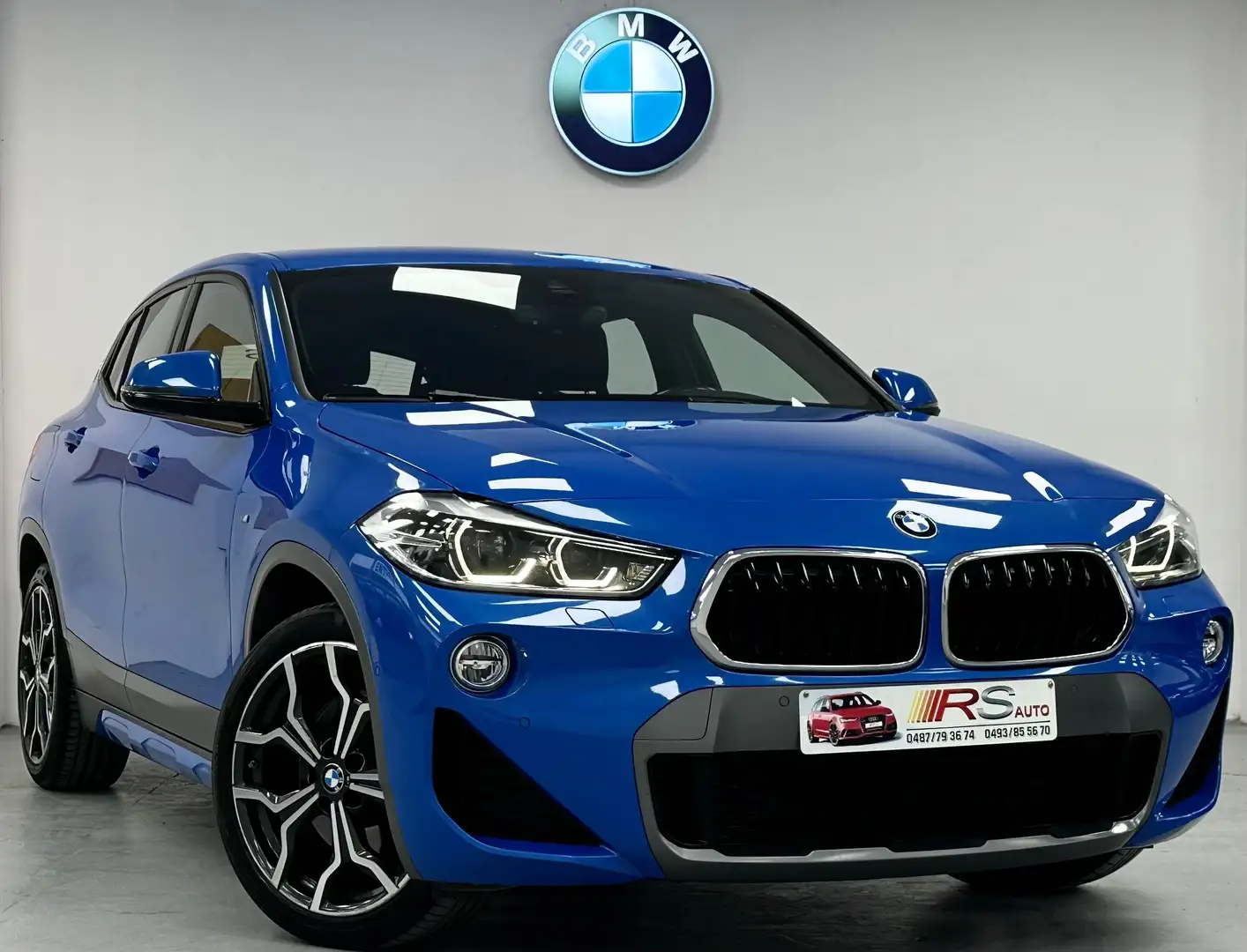 BMW X2 2.0i PACK M - GARANTIE 12 MOIS -AUTOMATIQUE-CARNET Blau - 2
