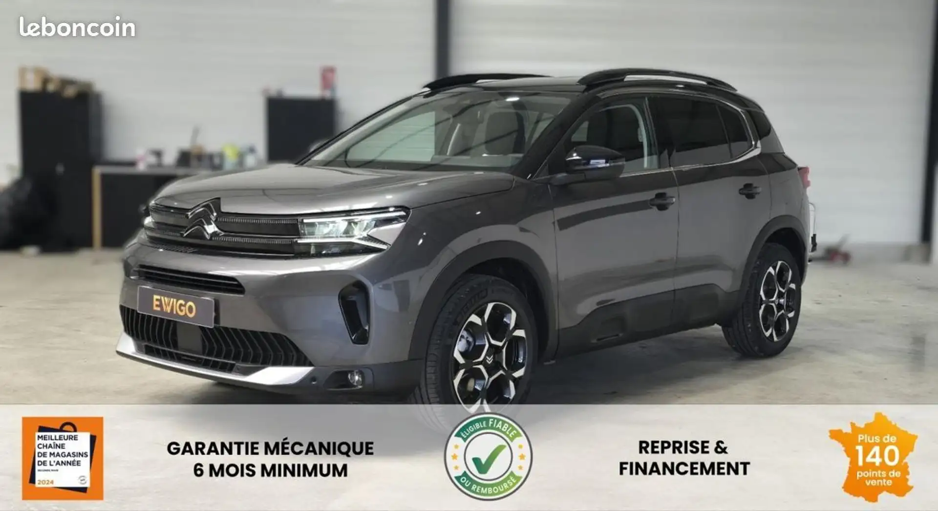 Citroen C5 Aircross Citroën BLUEHDI 130 EAT8 MAX + AMBIANCE U Gris - 1