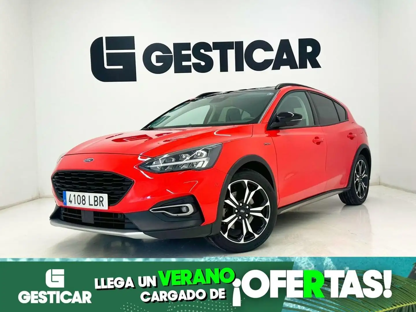 Ford Focus 1.0 Ecoboost Active 125 Rojo - 1
