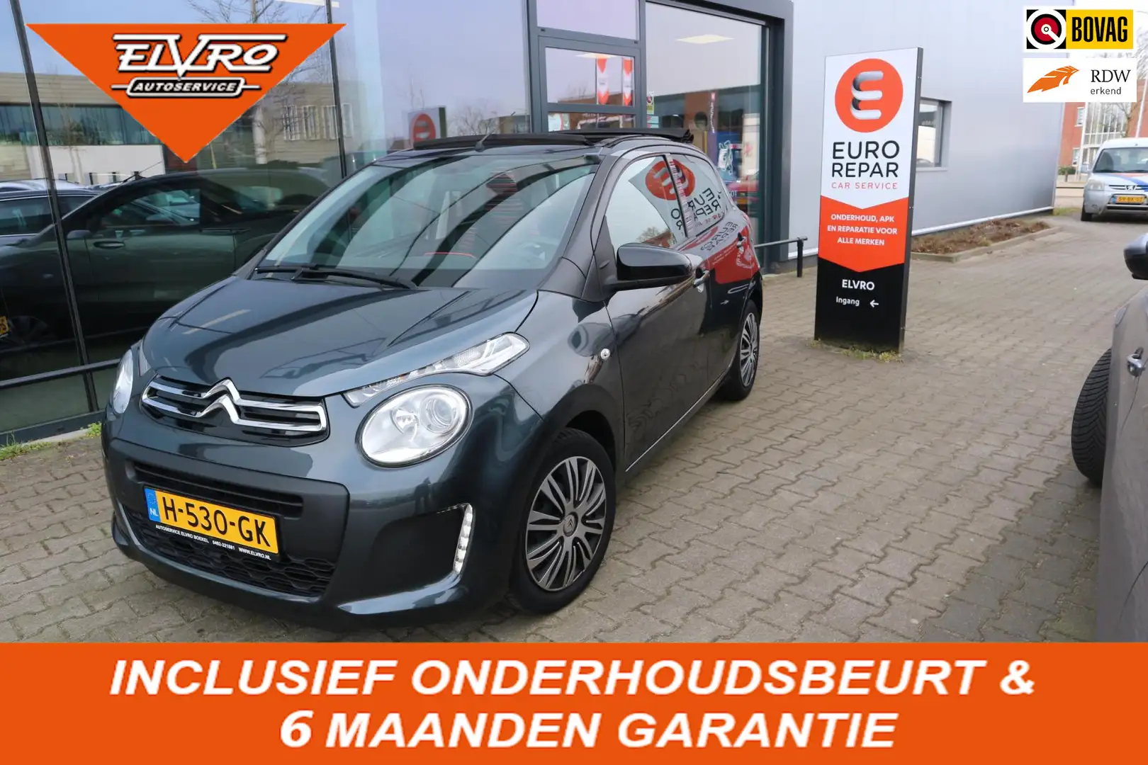Citroen C1 1.2 82 PK Airscape Shine OPENDAK AIRCO CAMERA STOE Gris - 1
