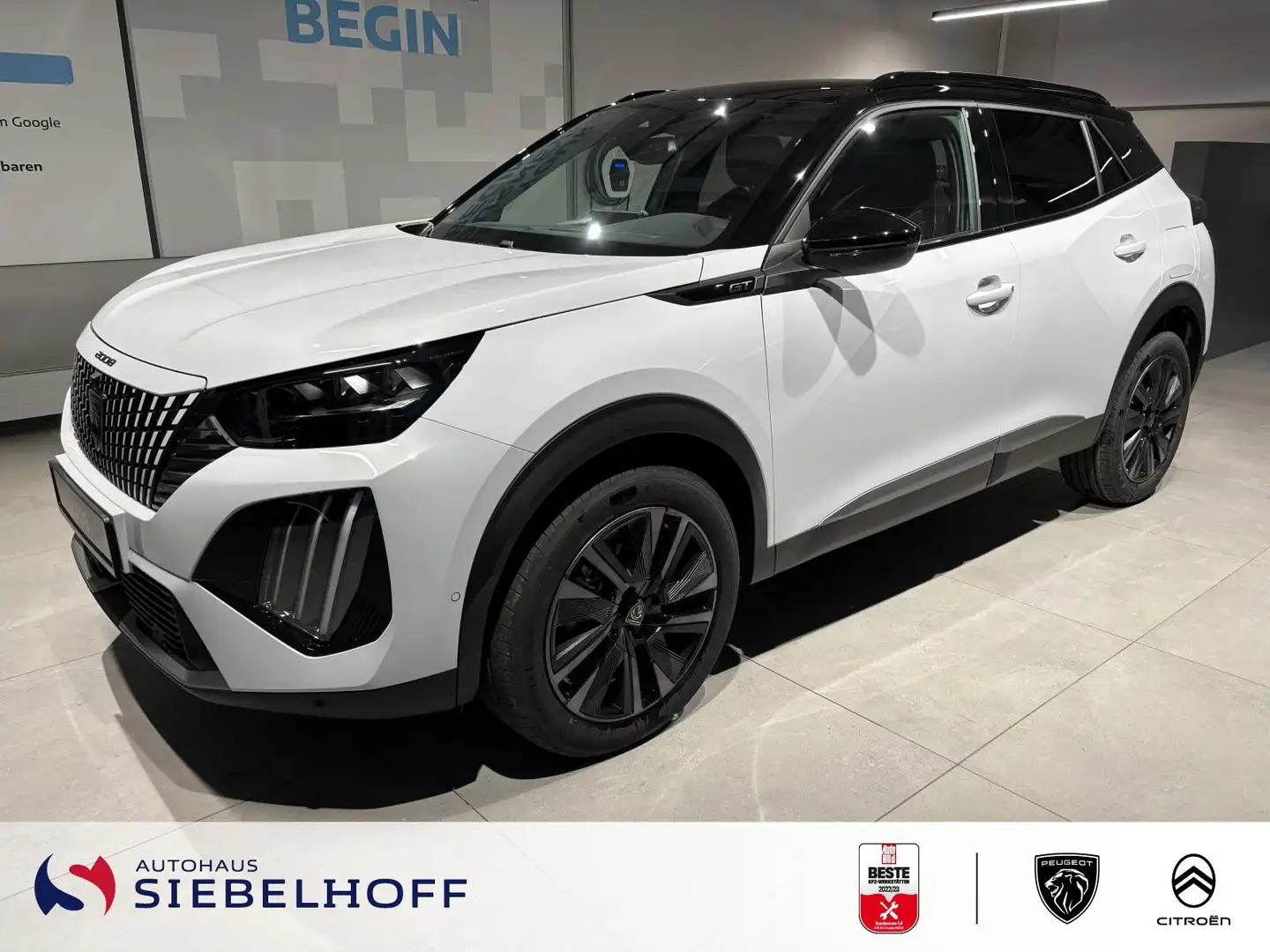 Peugeot 2008 GT HYBRID 145 e-DSC6 Weiß - 1