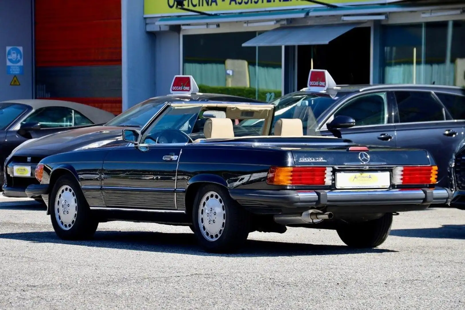 Mercedes-Benz SL 560 ROADSTER TARGA ASI Grau - 2