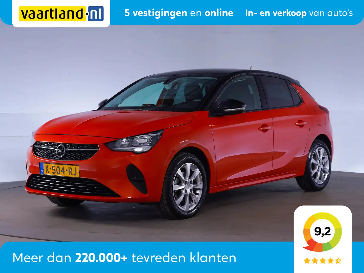 Opel Corsa 1.2 Edition [ Apple/Android Airco LMV Parkeersenso Oranje - 1