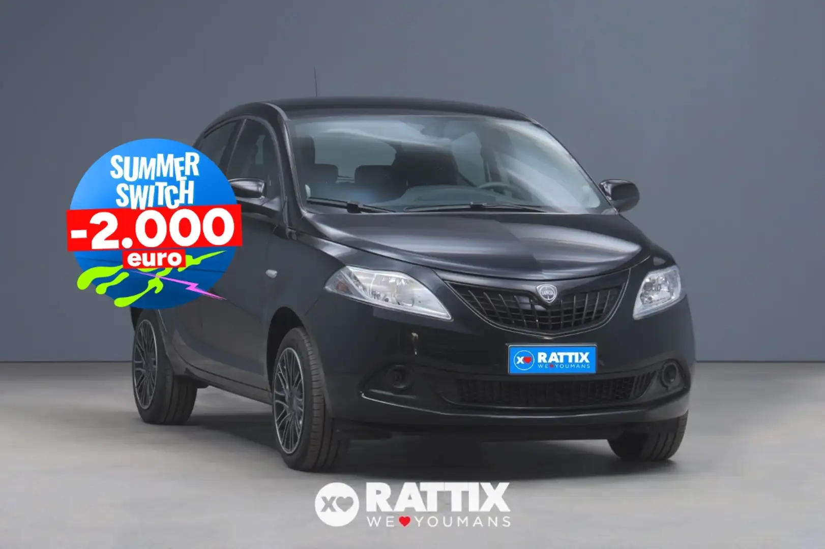 Lancia Ypsilon 1.0 Firefly Hybrid 70CV Oro Zwart - 1