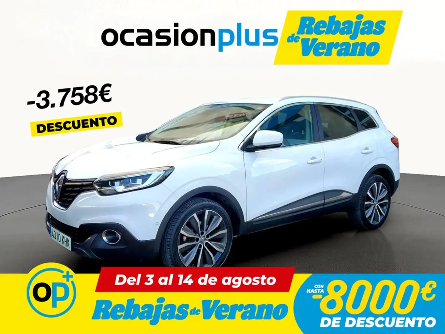Renault Kadjar 1.6dCi Energy Zen X-Tronic 96kW Blanco - 1