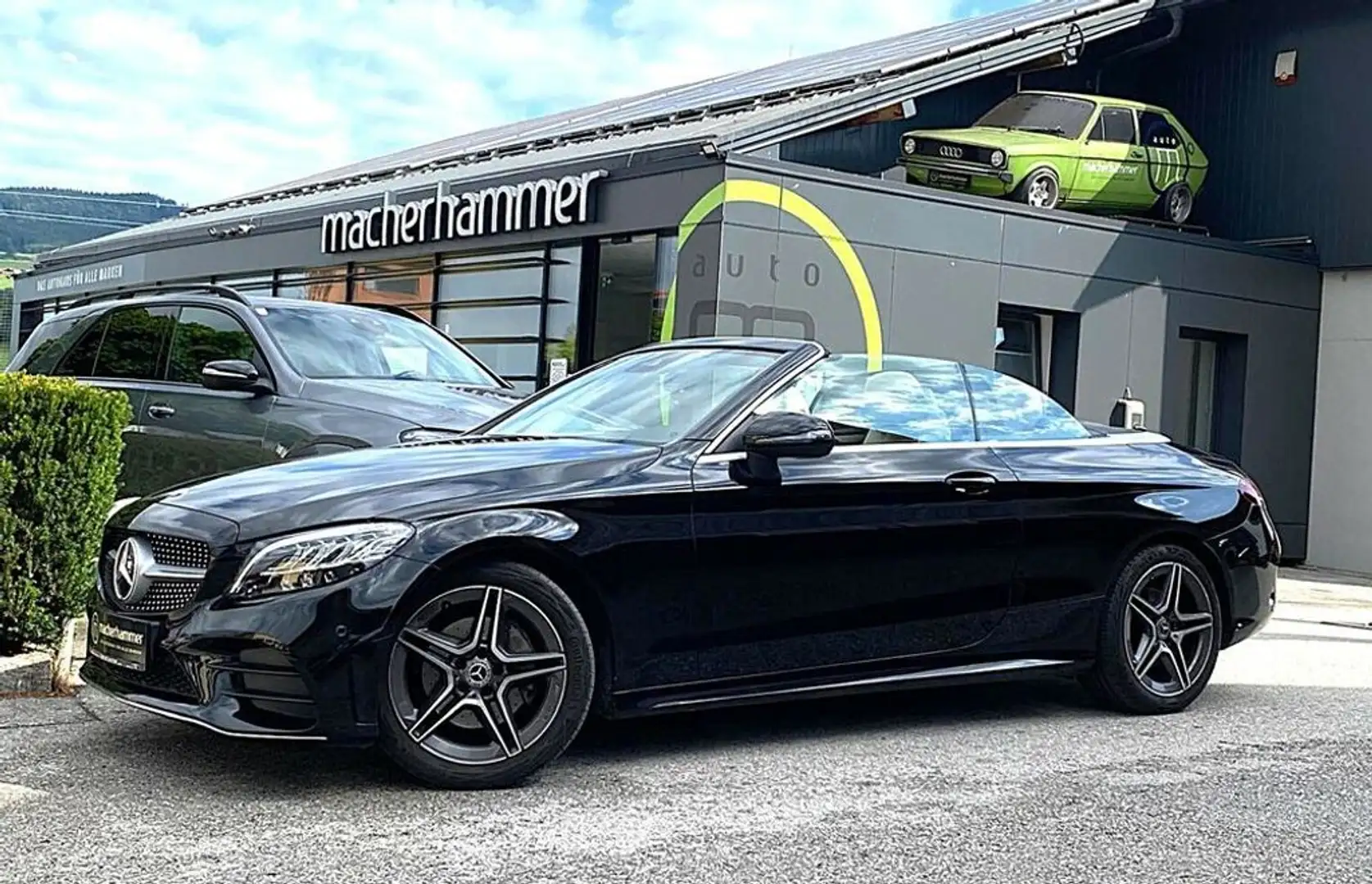 Mercedes-Benz C 200 d Cabrio Aut*AMG*AIRSCARF*DISTRONIC*L-BEIGE* Noir - 1