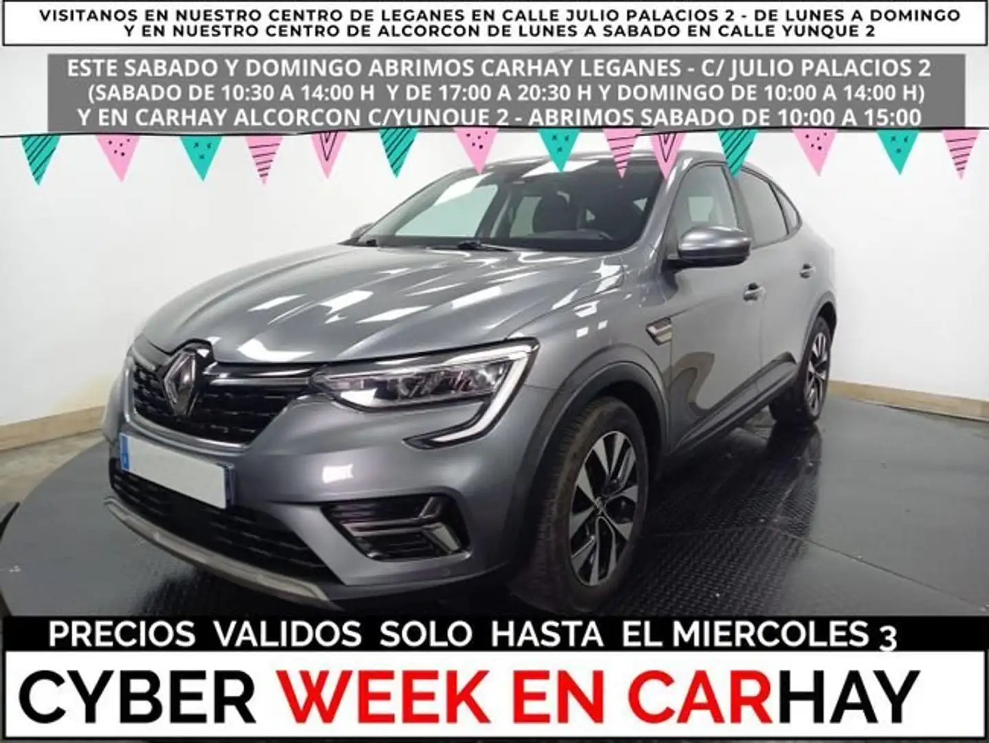 Renault Arkana 1.6 E-Tech hybride 145ch Evolution Grigio - 1