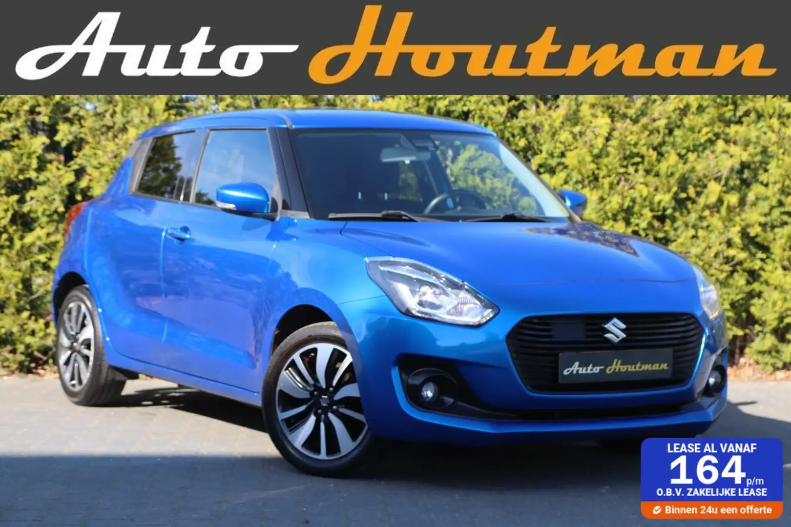 Suzuki Swift 1.2 Select Cruise|Ecc|Navi|Pdc|Lmv|Stoelverw.|Lane Blauw - 1