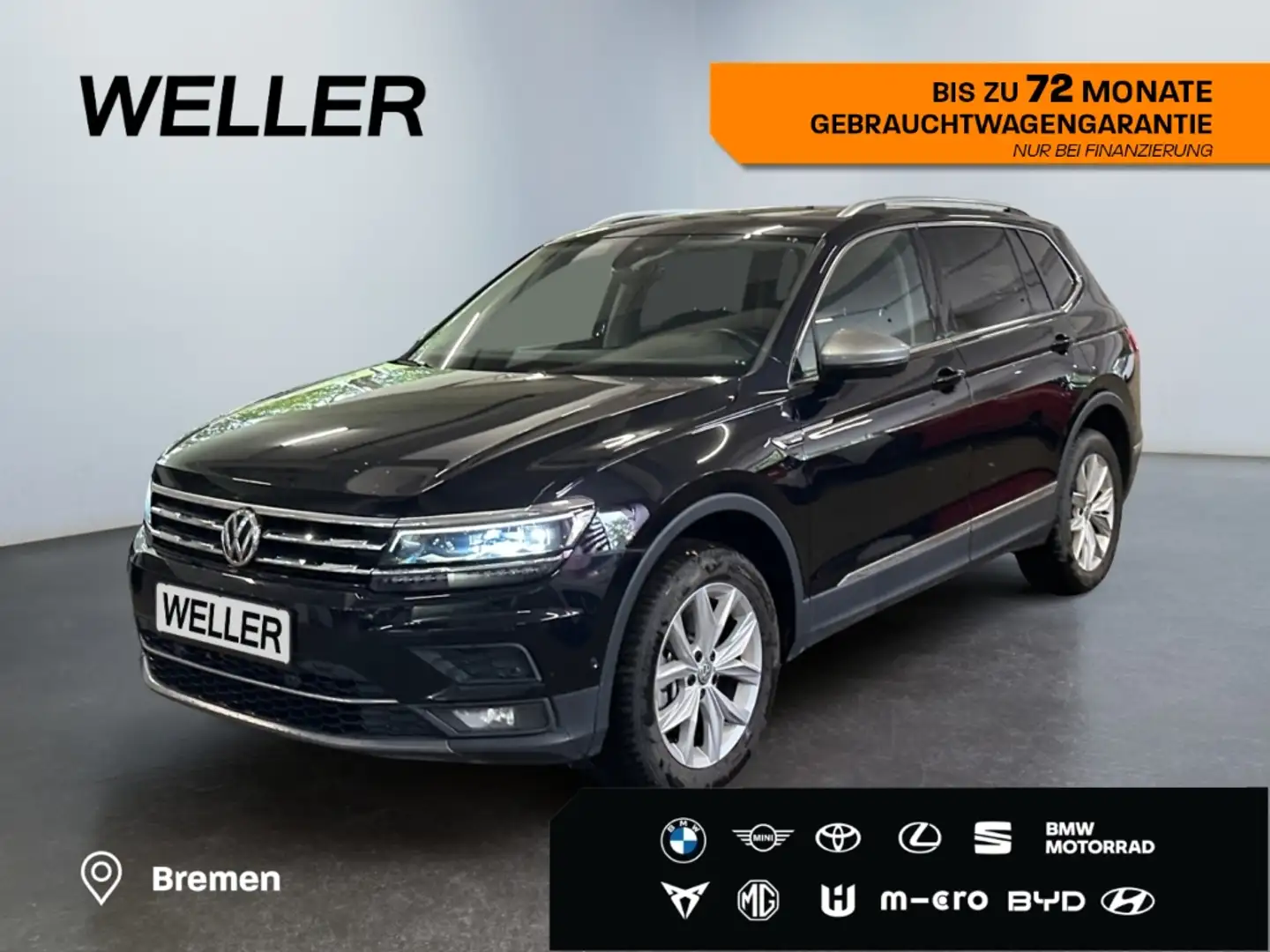 Volkswagen Tiguan Allspace 2.0 TDI 4M DSG Highline *AHK*CAM* Schwarz - 1