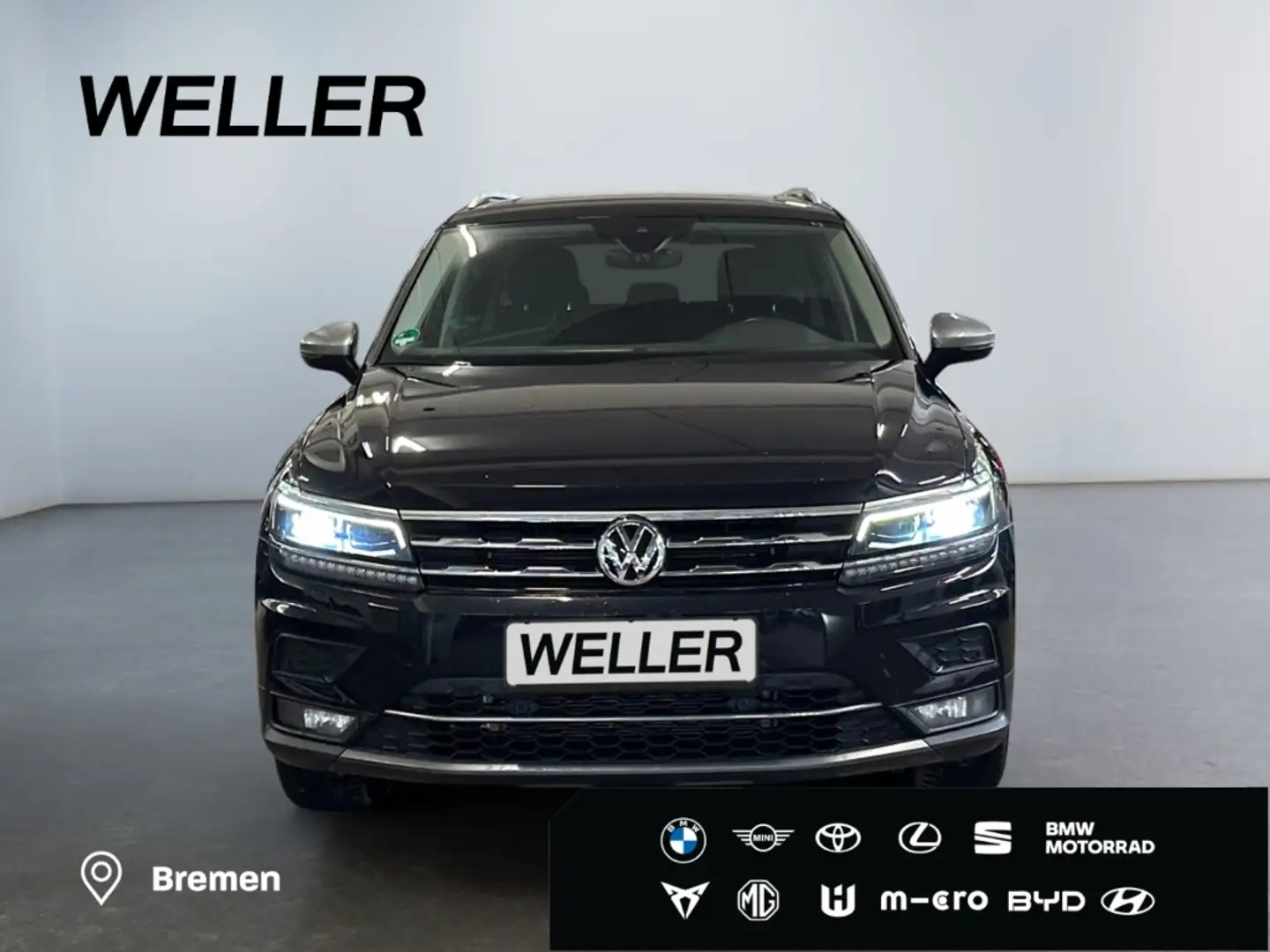 Volkswagen Tiguan Allspace 2.0 TDI 4M DSG Highline *AHK*CAM* Schwarz - 2