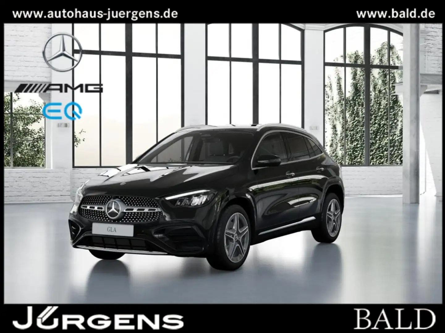 Mercedes-Benz GLA 200 d AMG-Advanced+/LED/AHK/360/Totw/Easy-P Schwarz - 1