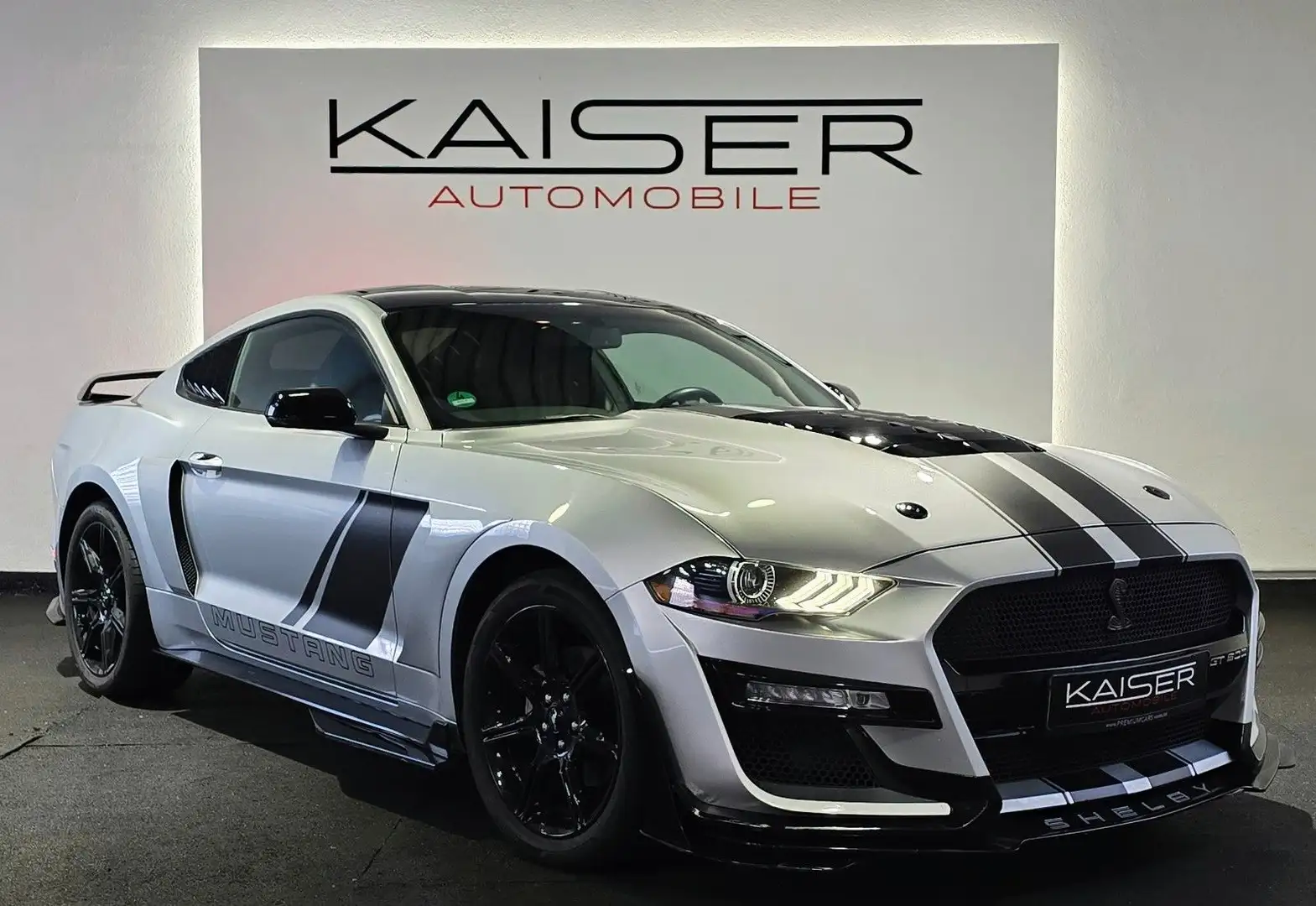 Ford Mustang *SHELBY GT 500 UMBAU*KAMERA*AUTOMATIK*TOP Silber - 2
