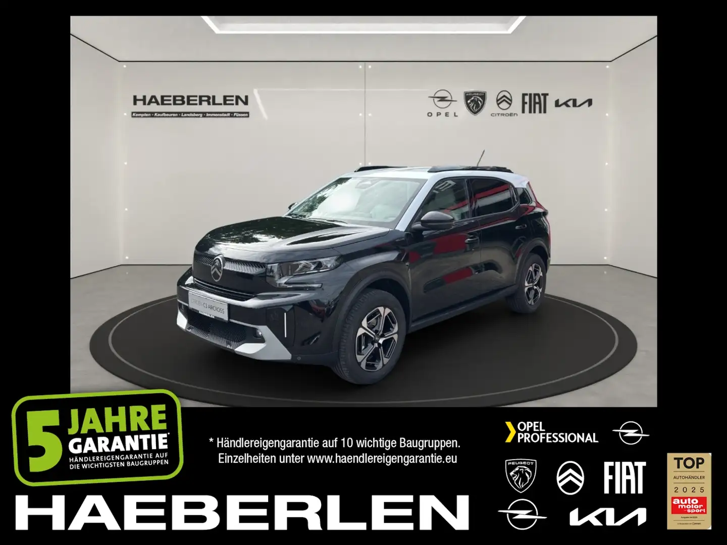 Citroen C3 Aircross 1.2 145 MAX LED+Navi+Fernlichtass. Negru - 1
